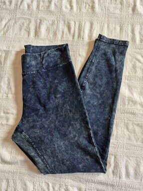 Ivory Ella girl's Large blue jean color leggings NEW NWT